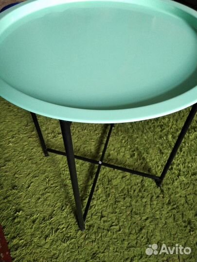 Столик-поднос складной Икеа металл