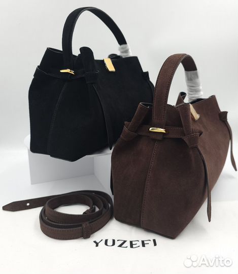 Сумка Yuzefi The Gyoza натуральная замша 7 цветов