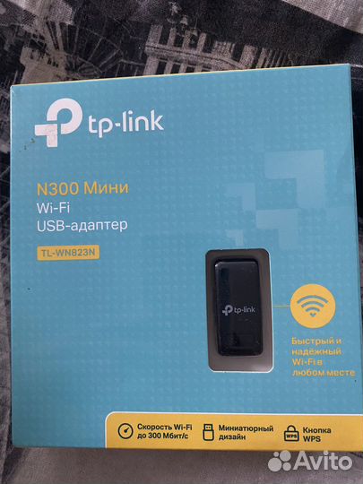 Адаптер USB TP-link, беспроводной, TL-WN823N