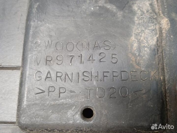 Жабо Mitsubishi Outlander CU5W 4G69 2004