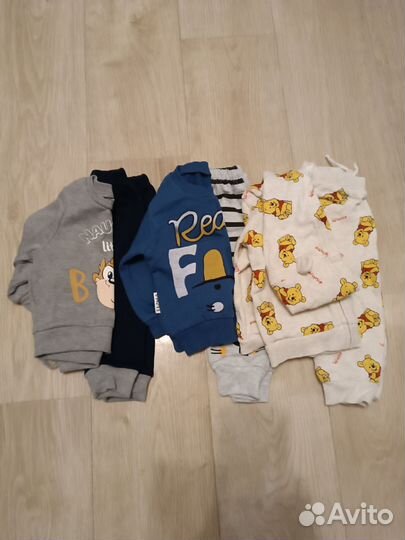 Вещи пакетом на мальчика 0-12