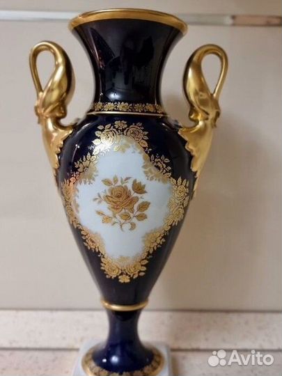 Ваза кобальтовая антикварная
