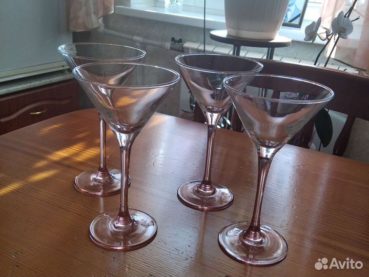 Фужеры цветной хрусталь