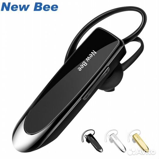 Гарнитура Bluetooth NEW BEE с мощным аккумулятором