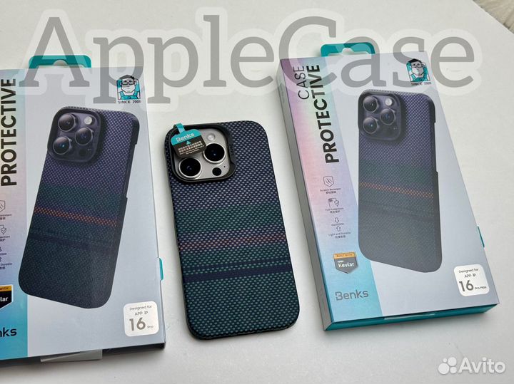 Чехол на iPhone 16 Pro/Pro Max Kevlar Benks Aurora