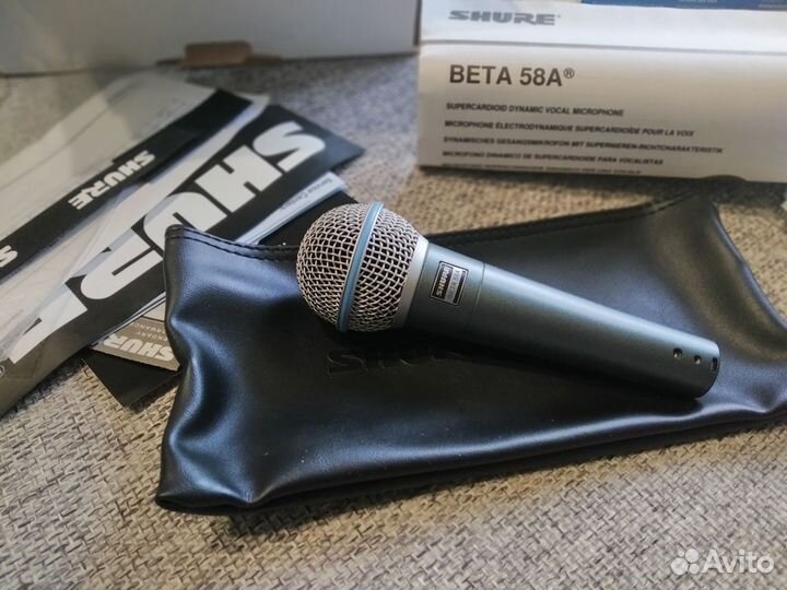Микрофон shure beta 58a