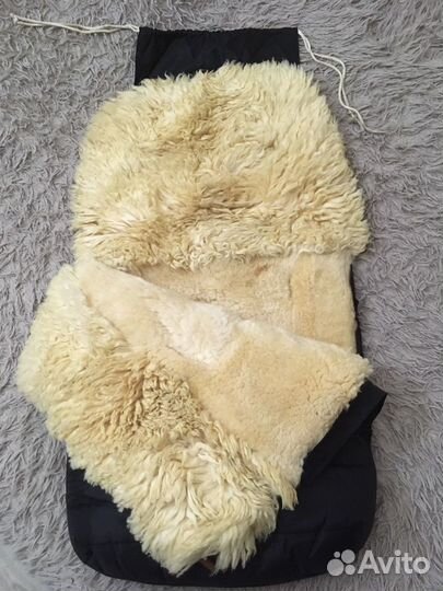 Конверт новый из натуральной овчины