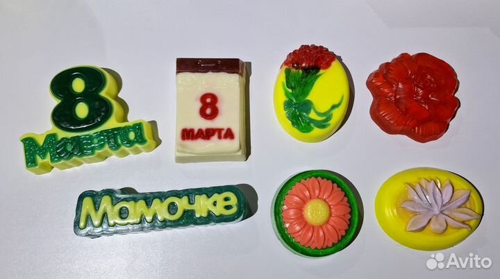 Мыло ручной работы 8 марта