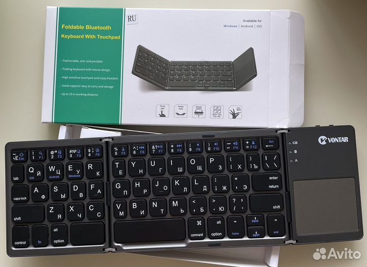 Безпроводная клавиатура с тачпадом