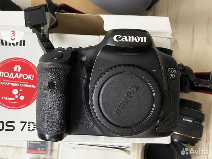 Камера Canon 7D и объектив