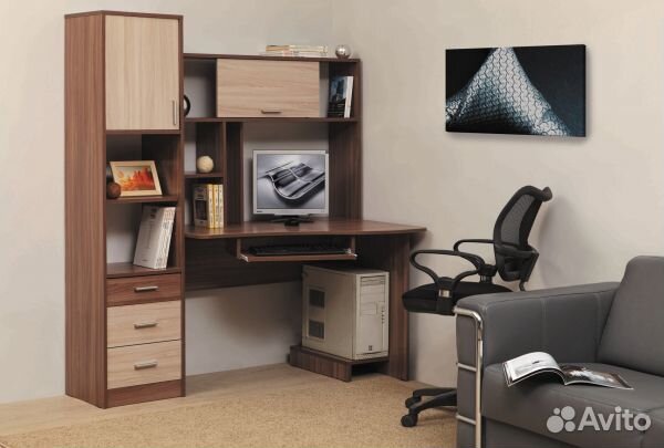 Стол компьютерный пкс-10 (Улучшенная фурнитура)