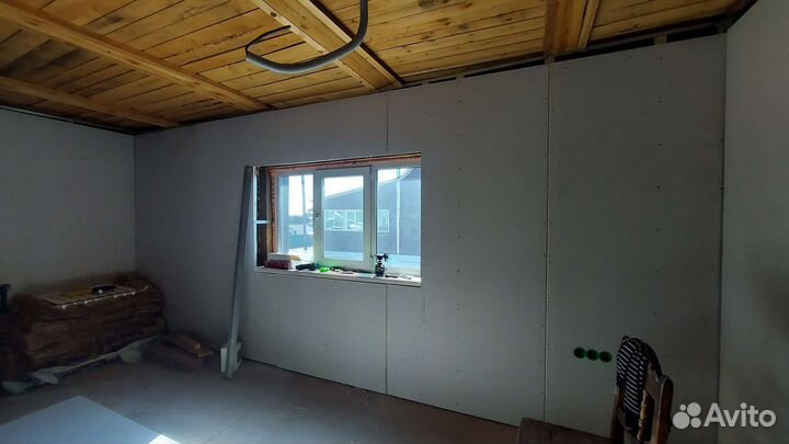 Перегородки, облицовка стен гвл, гкл, OSB