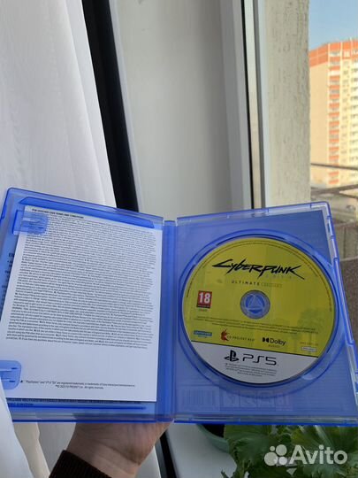 Cyberpunk 2077 ultimate edition ps5 диск