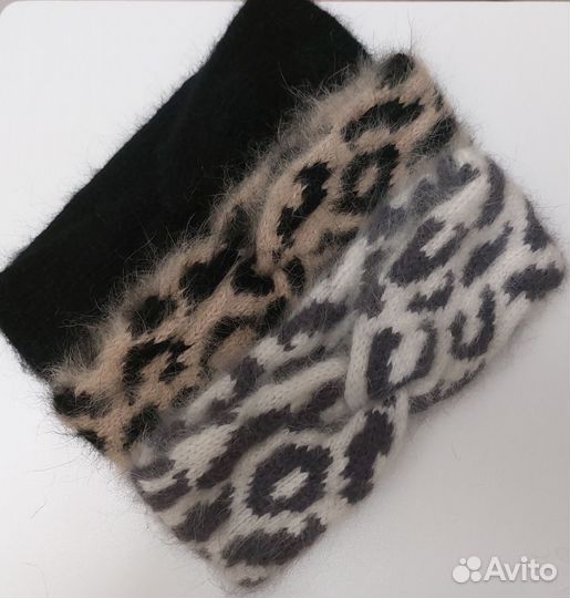 Повязка на голову (пух норки, ангора)