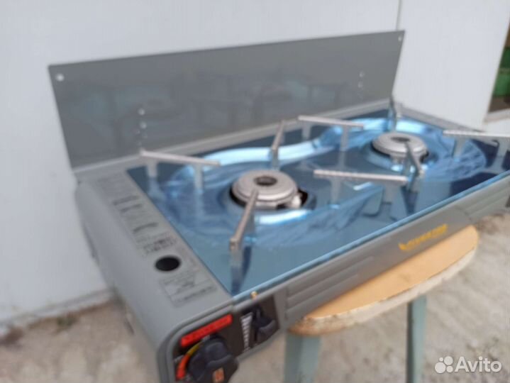 Плита газовая портативная двухкомфорочная