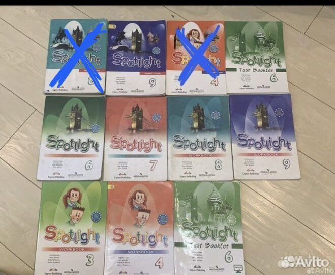 Учебники и рабочие тетради по английскому языку