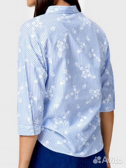Объемная рубашка из хлопка Остин 46 размер