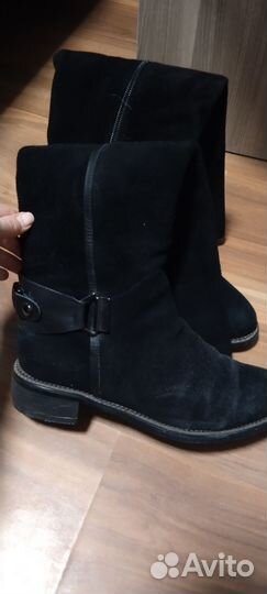 Сапоги женские замшевые 36 размер