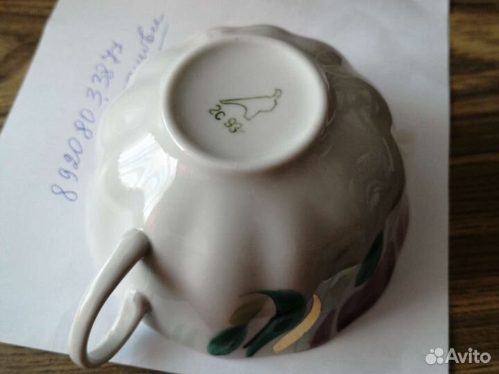 Чайные сервизы Пион, Дороги,попредметно
