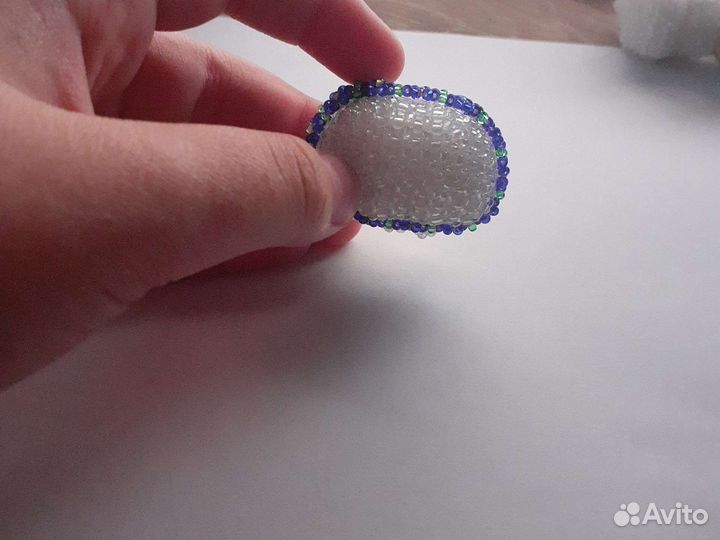 Амигуруми из бисера осьминожик