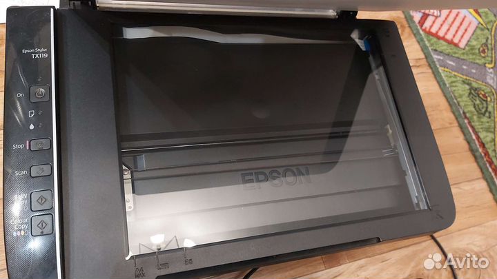 Цветной снпч принтер сканер epsonTX119(TX117)за2шт