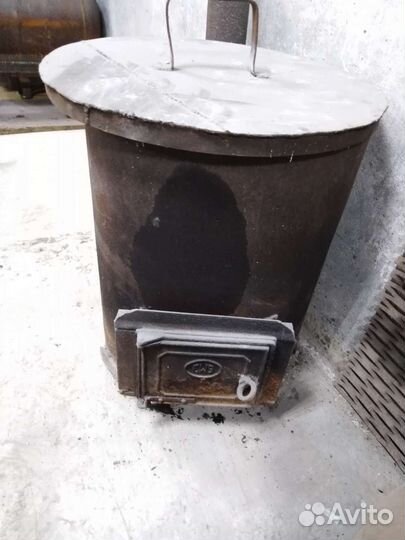 Печка буржуйка в гараж