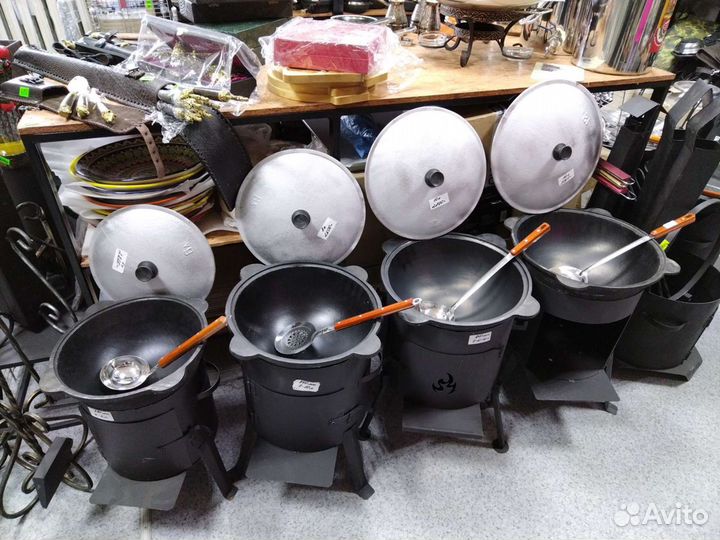 Казан чугунный узбекский в ассортименте