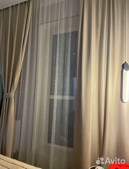 Тюль канвас, жемчуг,бархат