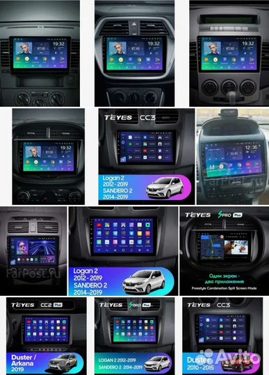 Магнитола Teyes на Разные марки Авто