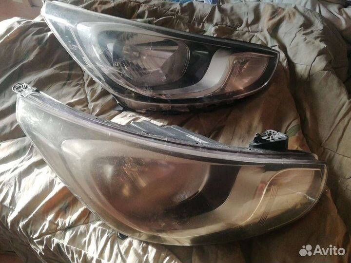 Hyundai solaris фара