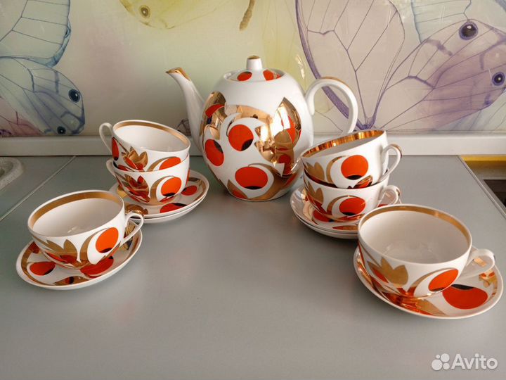 Чайный сервиз Райские яблоки