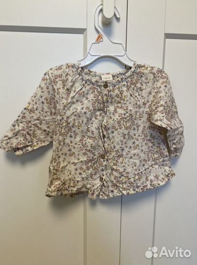 Рубашка для девочки next 80 размер 2 штуки
