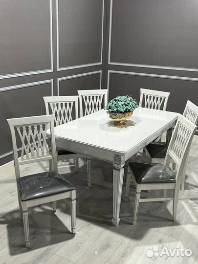 Столы и стулья новые/обеденная группа стол стулья