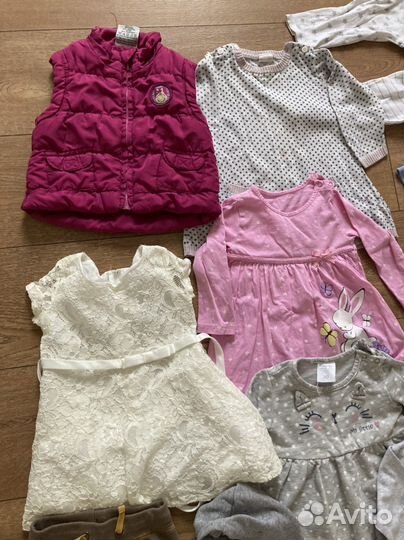 Одежда для девочки пакетом 80