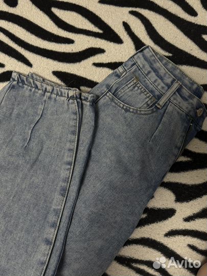 Джинсы бананы женские