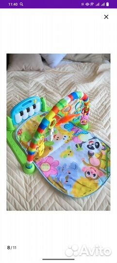 Развивающий коврик с пианино