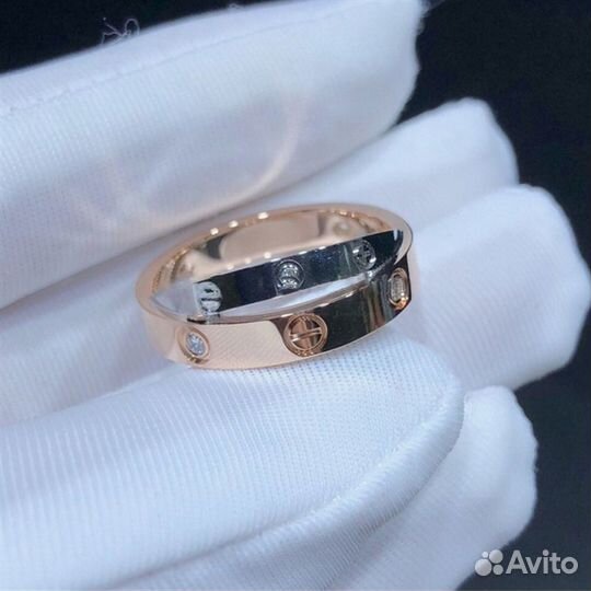 Кольцо Cartier Love с 6 брилл. 0,07ct