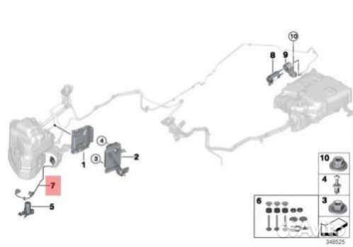Жгут проводов BMW X6 F16 2018г. 61129300859