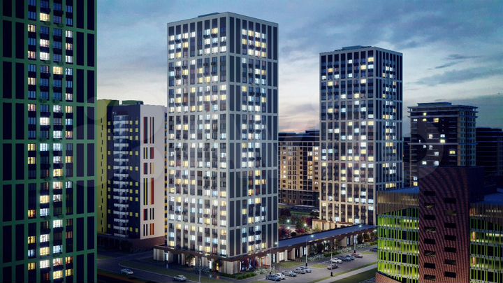 1-к. квартира, 36 м², 20/25 эт.