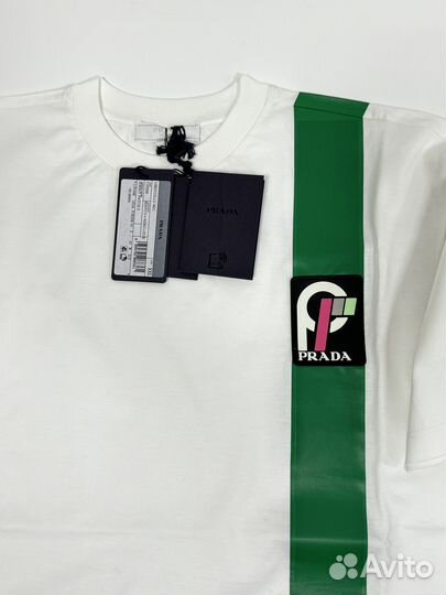 Prada logo t-shirt XXS оригинал