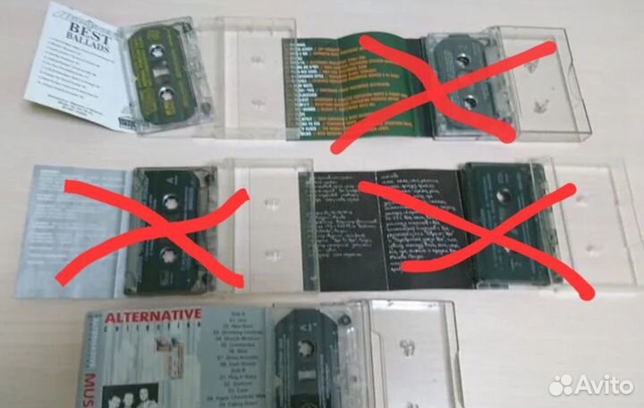 Аудиокассеты рок (зарубежный,русский)
