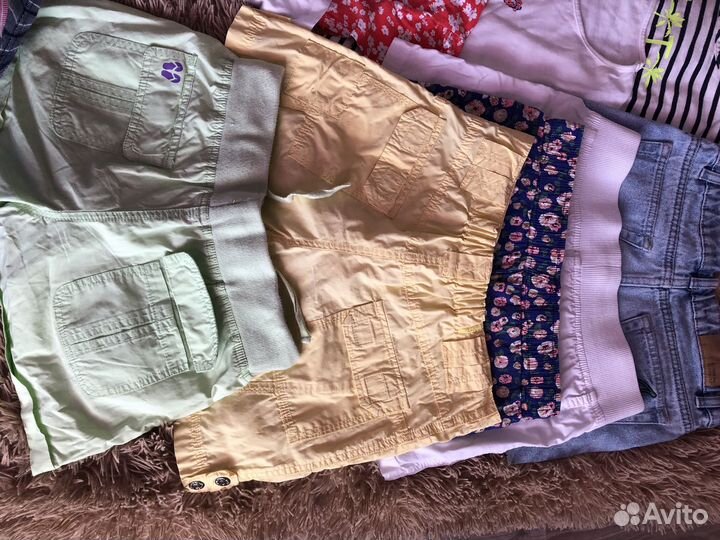 Вещи для лета шорты и футболки 134-140
