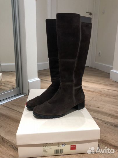 Сапоги замшевые Hogl