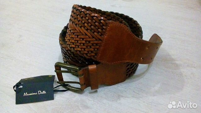 Ремень Massimo Dutti женский (кожа)