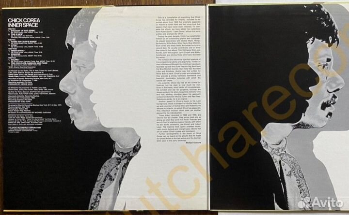 Chick Corea –Inner Space -2LP '73 Mint/Japan 1пр