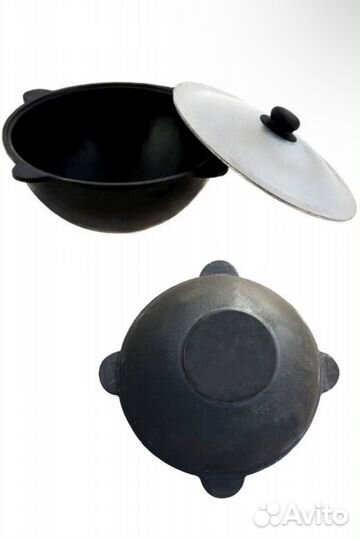 Казан чугунный узбекский 16л