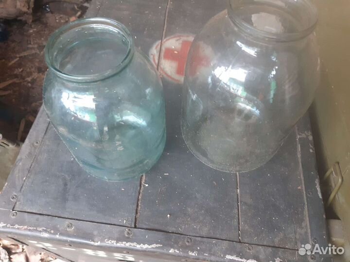 Банка стеклянная 3л -5шт и 2 литров 3 штук