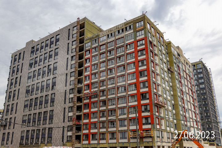 3-к. квартира, 55,8 м², 2/15 эт.