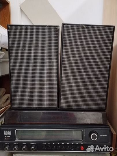 Проигрыватель винила Вега 323 стерео с 2 колонками