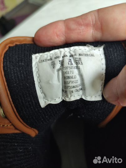 Ботинки, лягушки, 34,5 (22) осень-зима